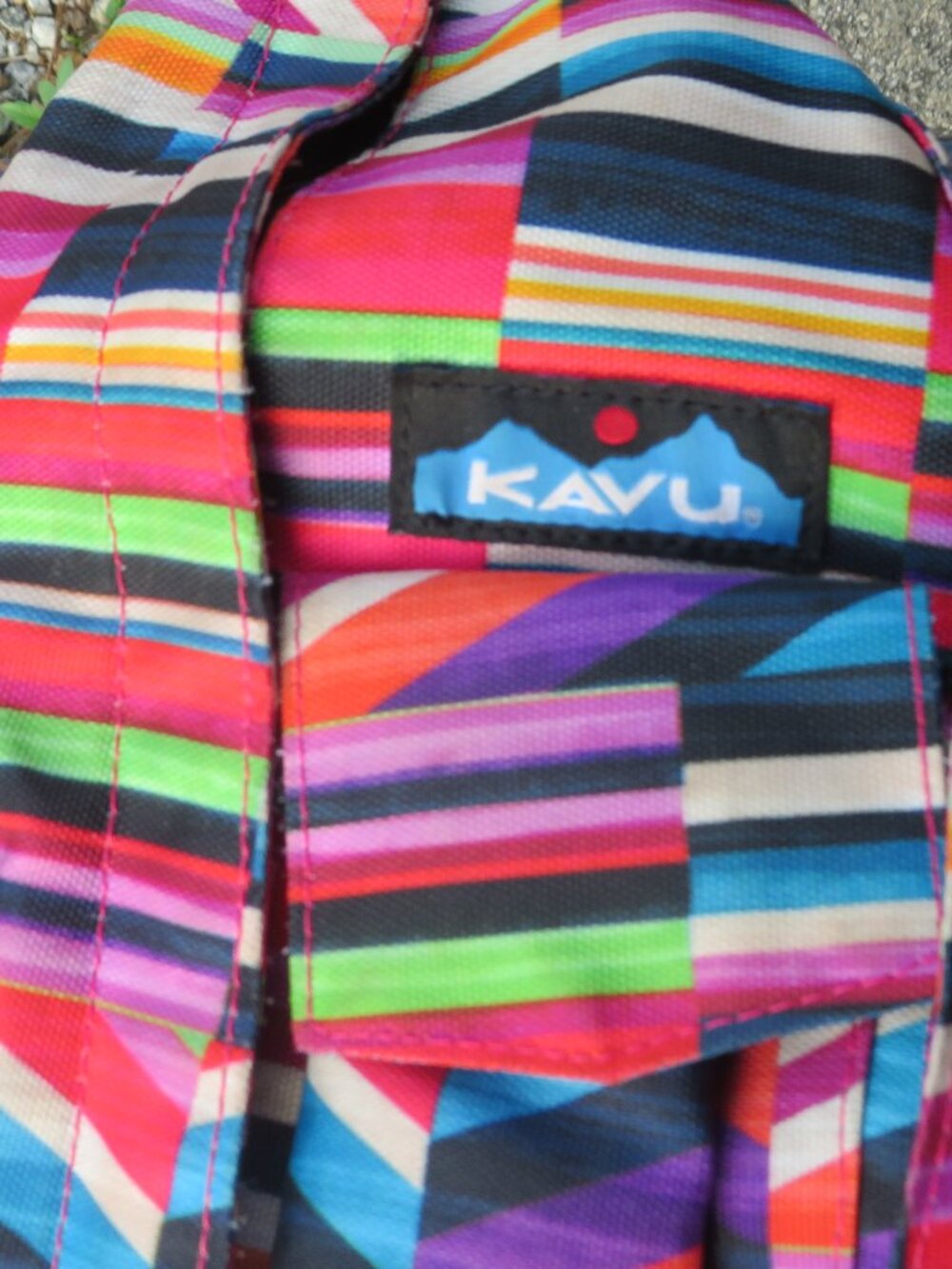 Authentic KAVU Rope Sling Bright multicolor